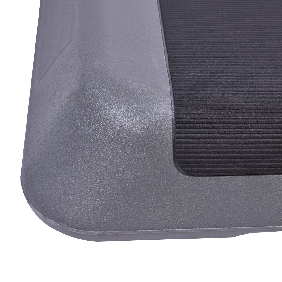 Costway 43'' Aerobic Stepper Step Cardio Fitness Exercise Adjust 4''-6''-8'' w/Risers