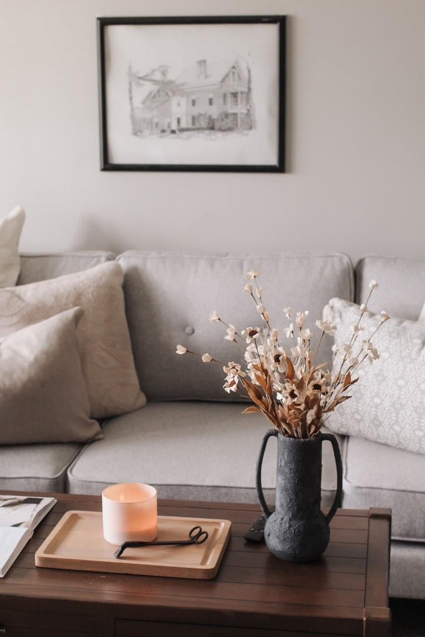 DHP Zion Modular 3-Seater Sofa, Gray Linen