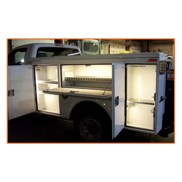 96 in. Clear Warm LED Strip Light with 3M Adhesive Back