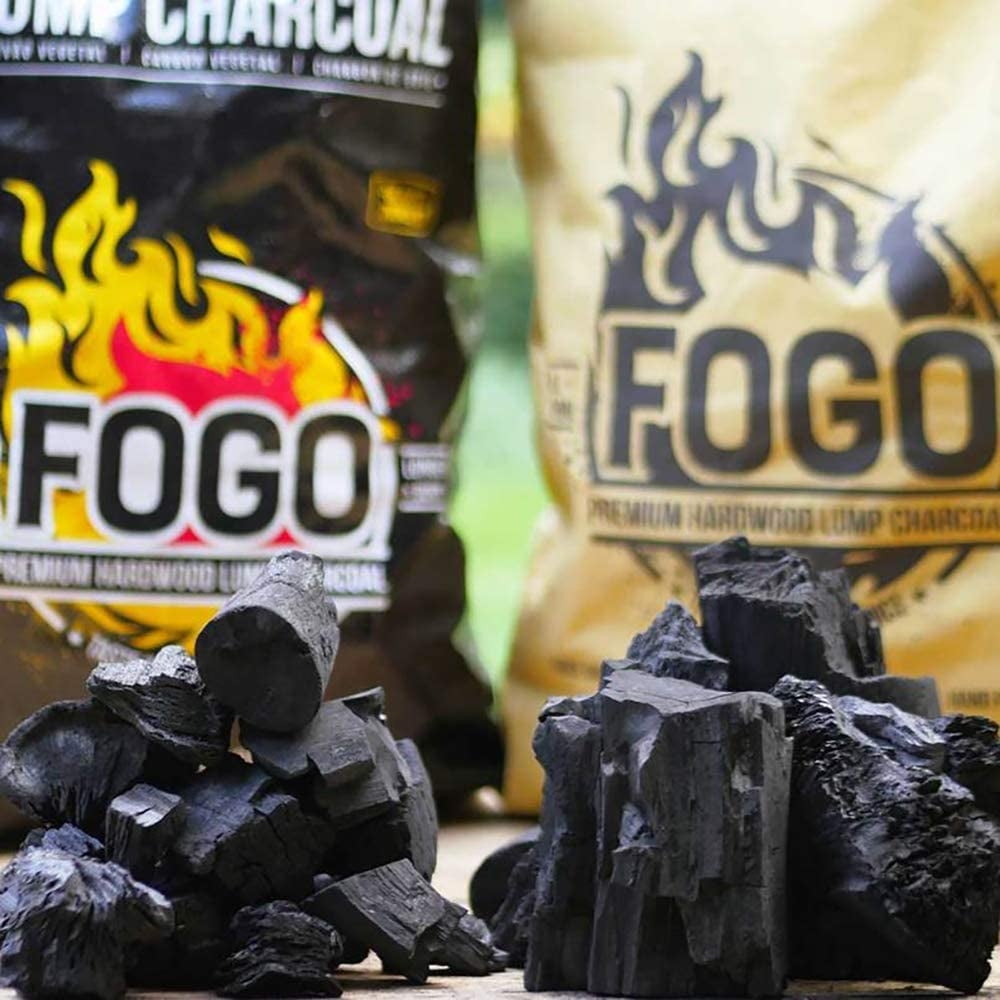 Fogo Super Premium Oak Restaurant All-Natural Hardwood Lump Charcoal for Grilling and Smoking, 17.6 Pounds