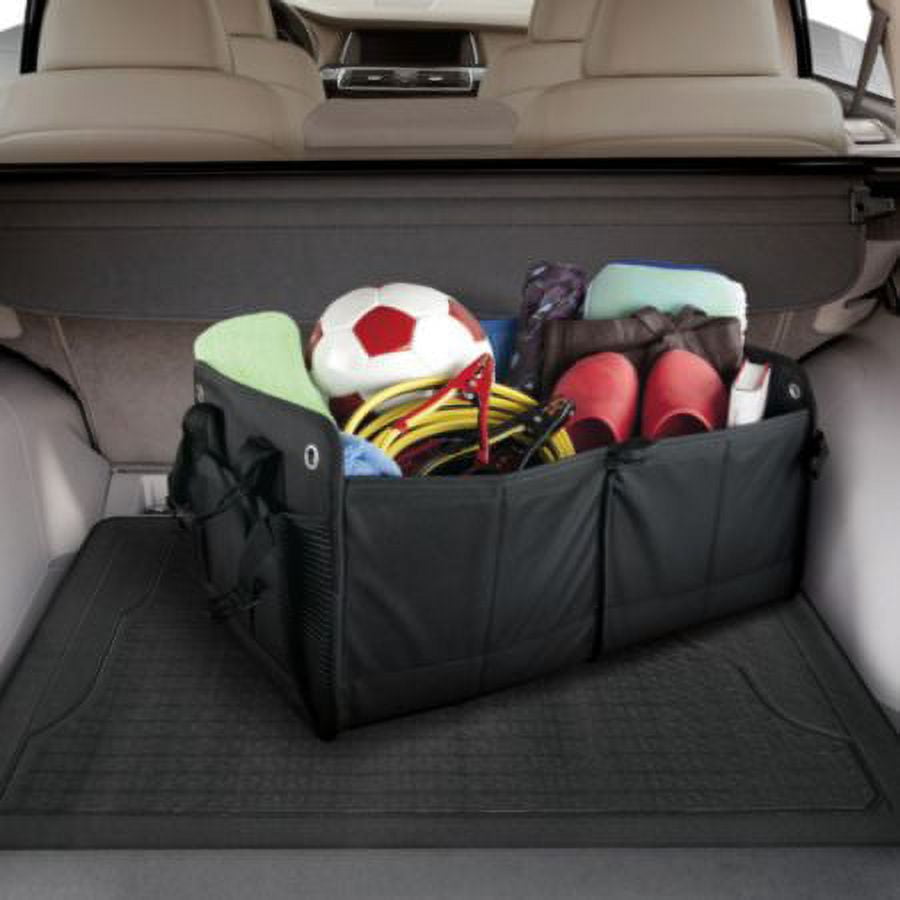 Autocraft Trunk Organizer - Expandable 2-bin unit: 14.5