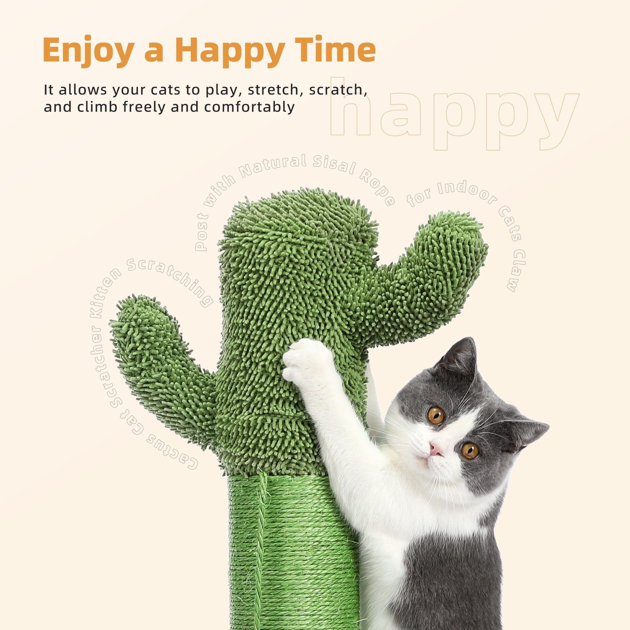 PAWZ Road Large Cat Scratching Post 33.5