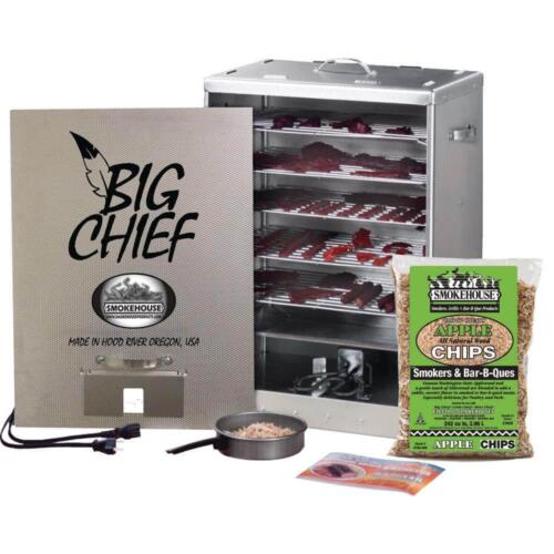 Smokehouse Electric Front Load Smoker 846-sq-in 5-Racks 120V Vertical Aluminum