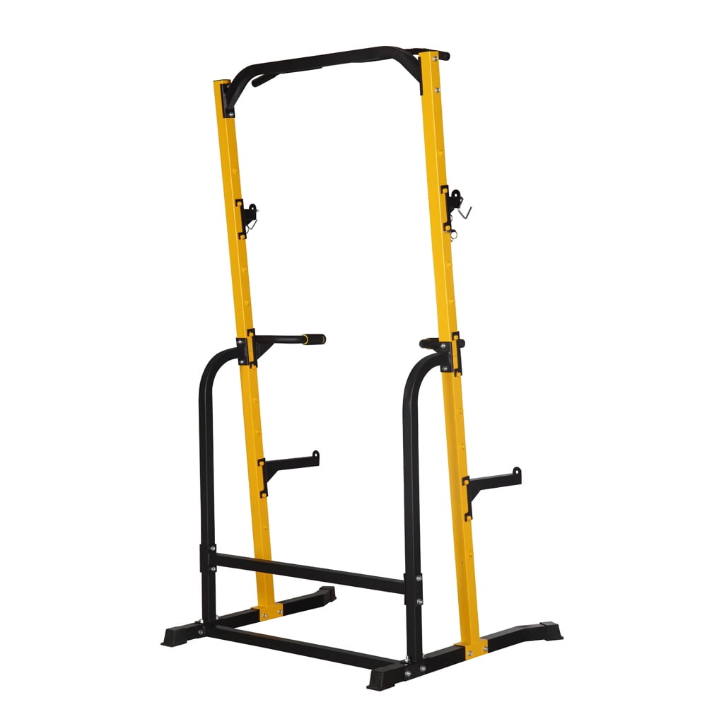 Ainfox Power Rack Squat Stand with J-Hooks, Fitness Multi-Function Power Tower Dip Station Squat Rack, 800LBS Weight Capacity