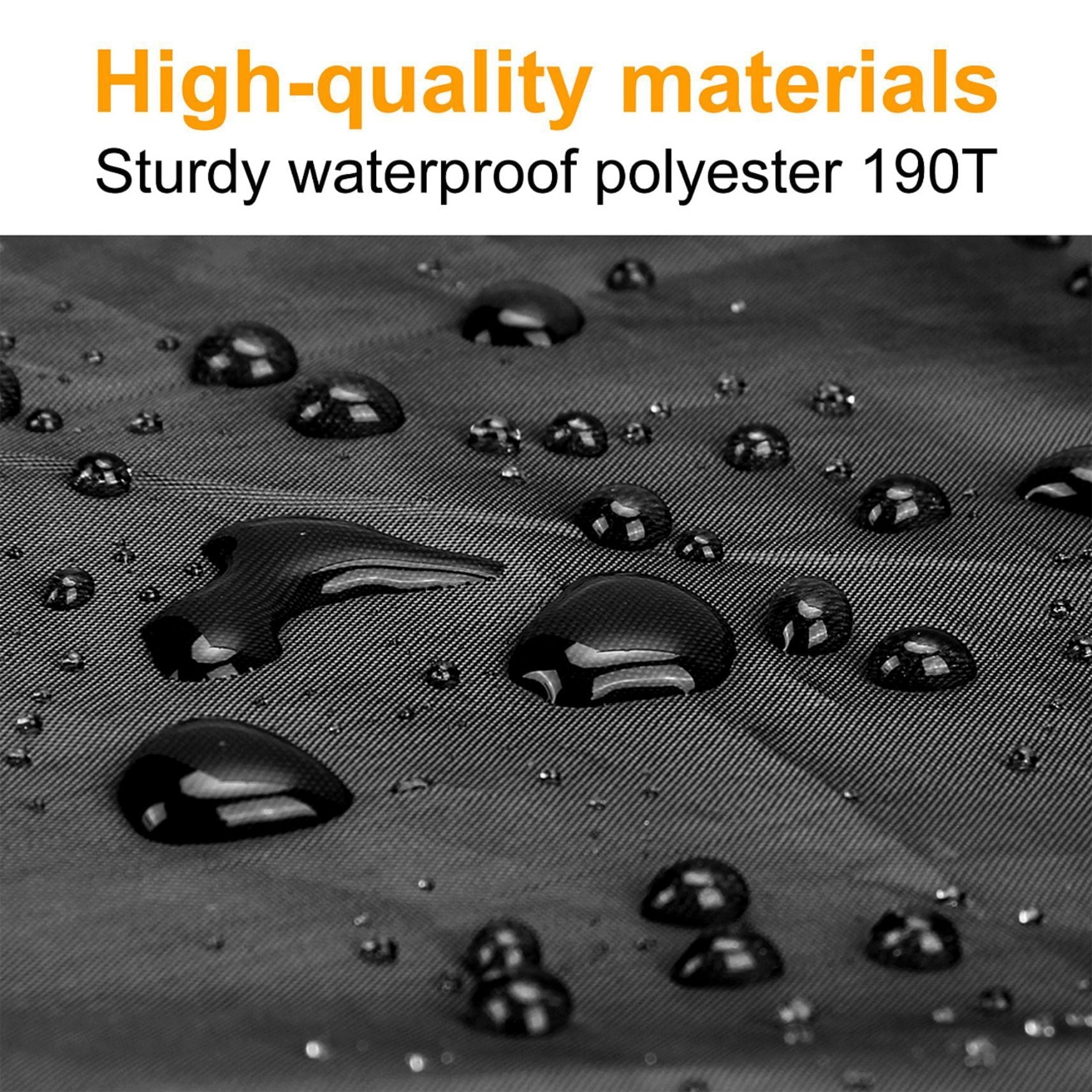 Waterproof Boat Cover, Trailerable Boat Cover 210D Heavy Duty Bass Boat Covers, 12FT All-Weather Mooring Cover Outdoor Protection Fits V-Hull, Tri-Hull, Runabout, Black