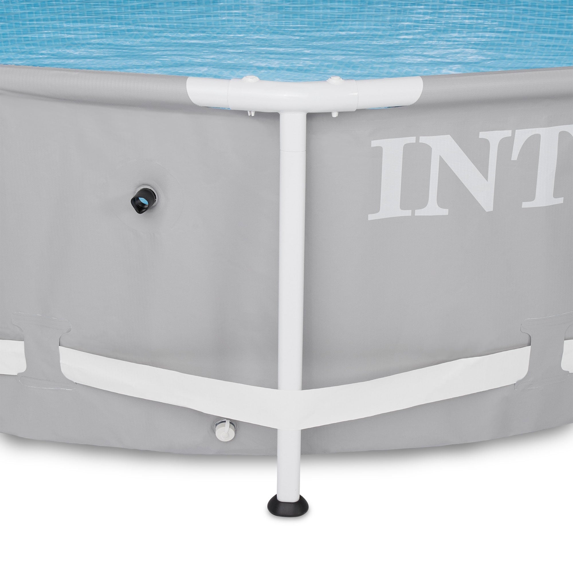 Intex 26710EH 12 ft x 30 in Prism Frame Round Above Ground Swimming Pool, (No Pump)