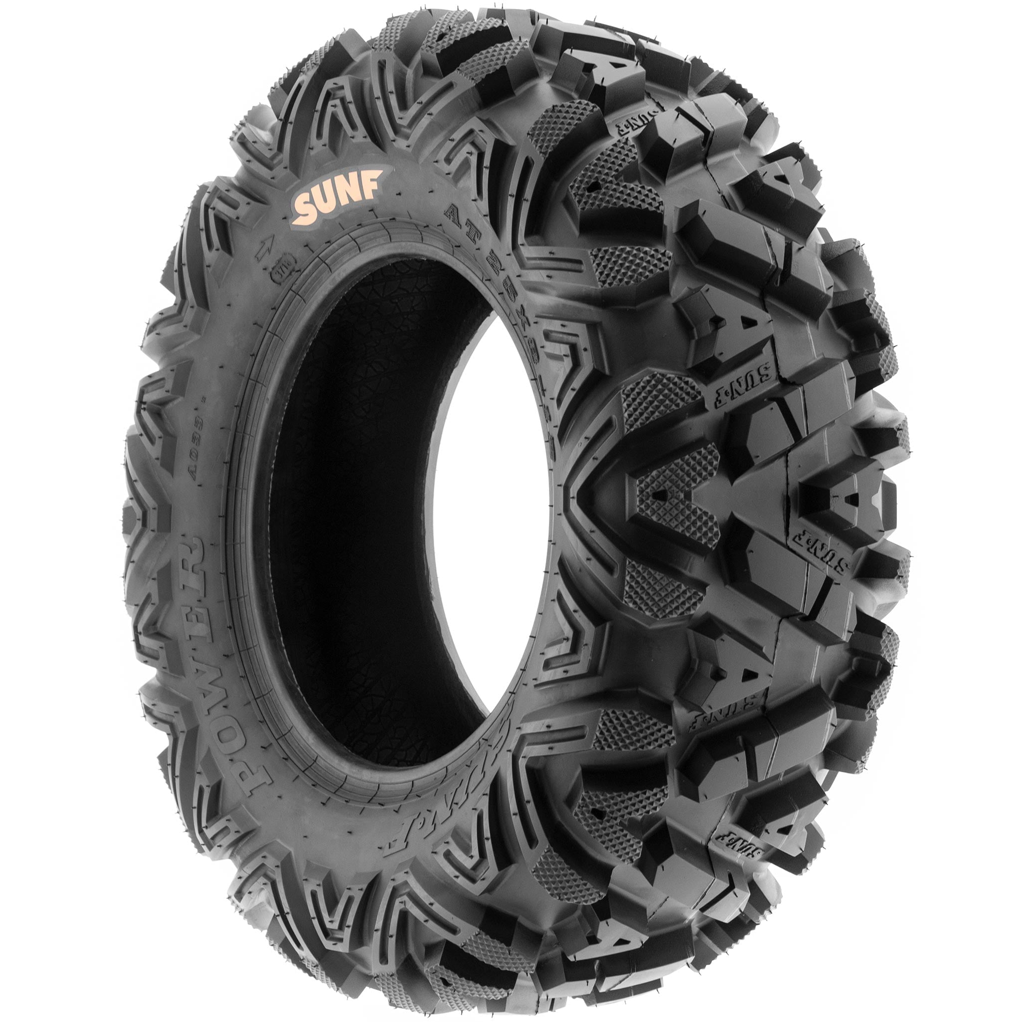 SunF All Terrain ATV UTV Tires 25x8-12 25x8x12 6 PR A033 (Pair of 2)