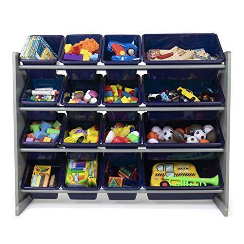 Humble Crew Toy Storage Organizer, Grey/Navy
