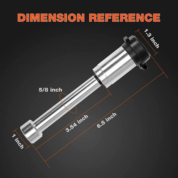 5/8 in. Dia Trailer Hitch Receiver Lock Pin with Keys (2-Pack)