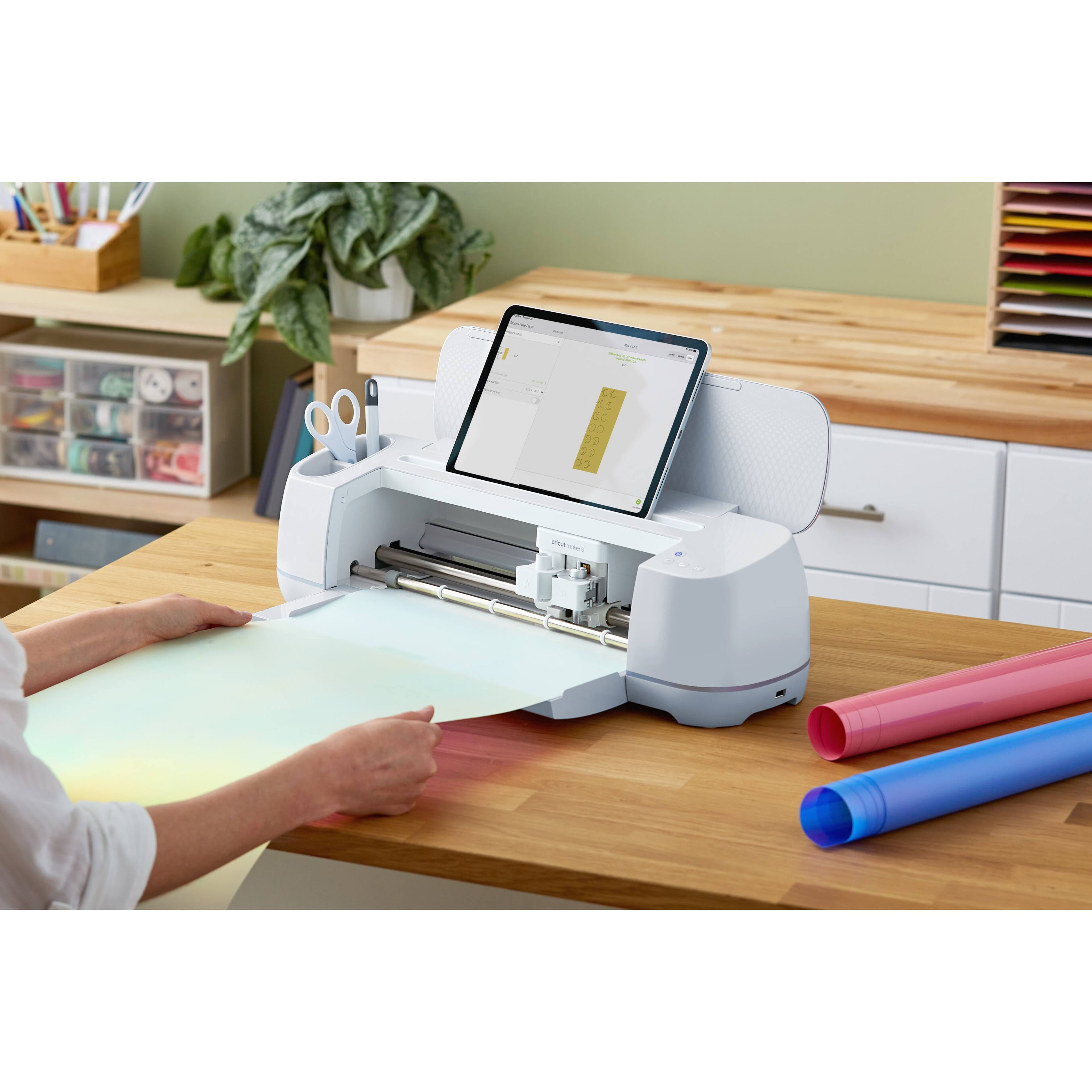 6 Pack: Cricut® Smart Iron-On™ Holographic 9ft. Value Roll, Translucent Blue