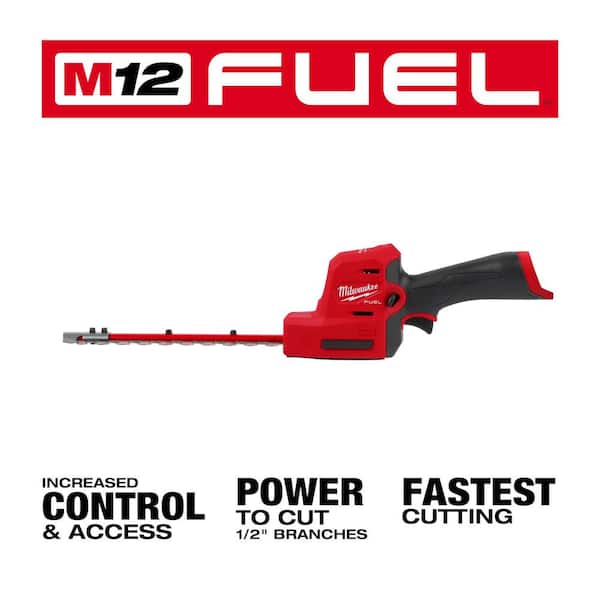 M12 FUEL 8 in. 12V Lithium-Ion Brushless Cordless Battery Hedge Trimmer (Tool-Only)
