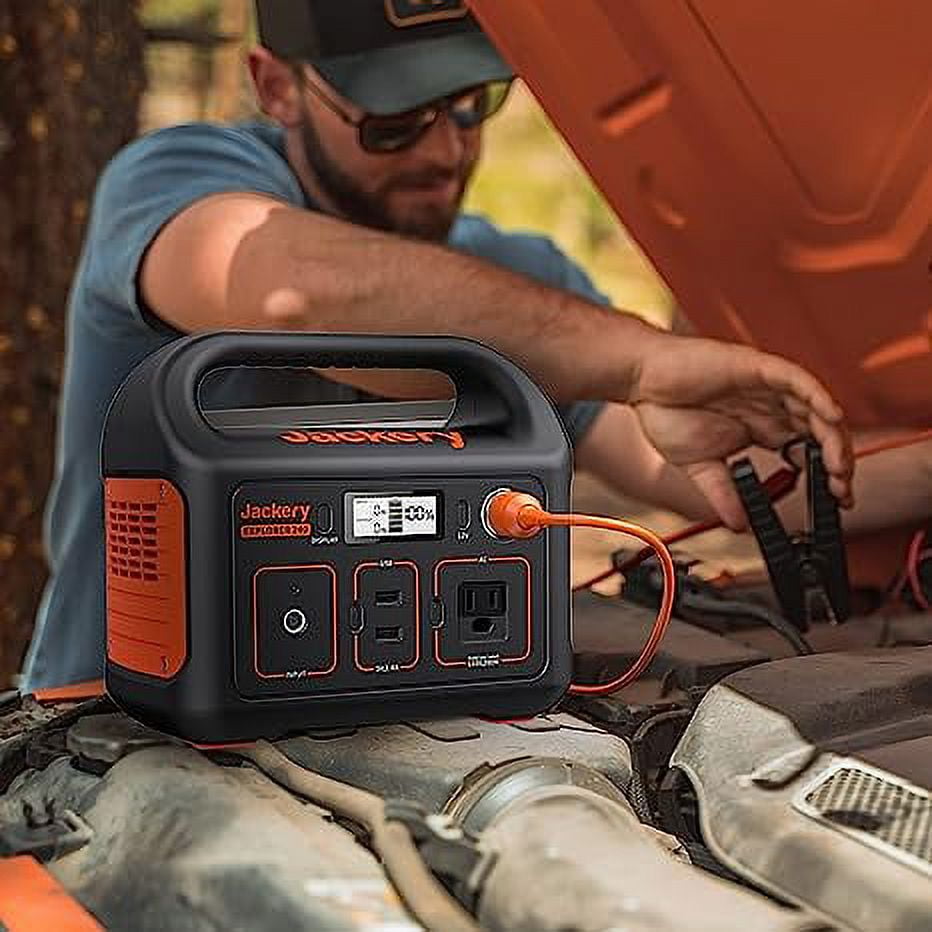 Jackery 12V Automobile Lead-Acid Battery Charging Cable, for All Jackery Solar Generators Power Stations Except Explorer 160