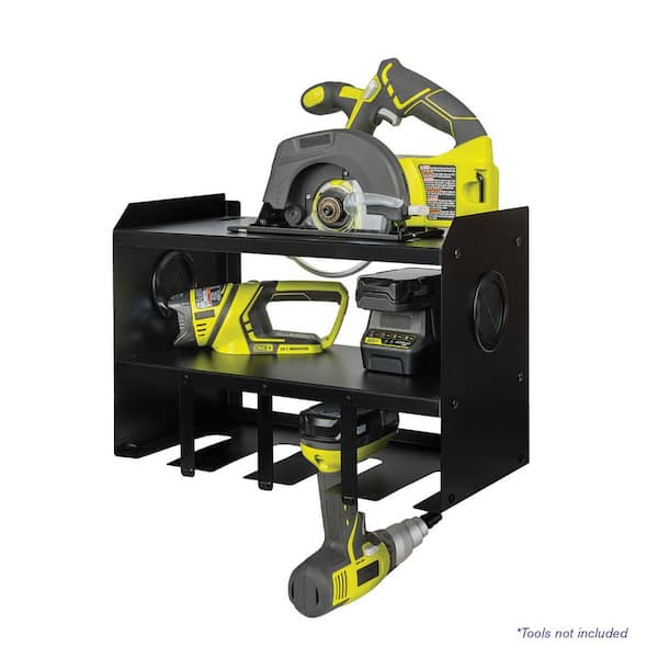 4-Bay Wall Mounted Power Tool Organizer