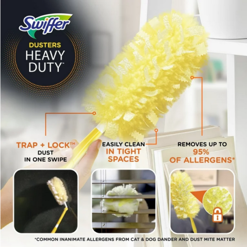 Swiffer Duster Multi-Surface Heavy Duty Unscented Refills, 11 Count
