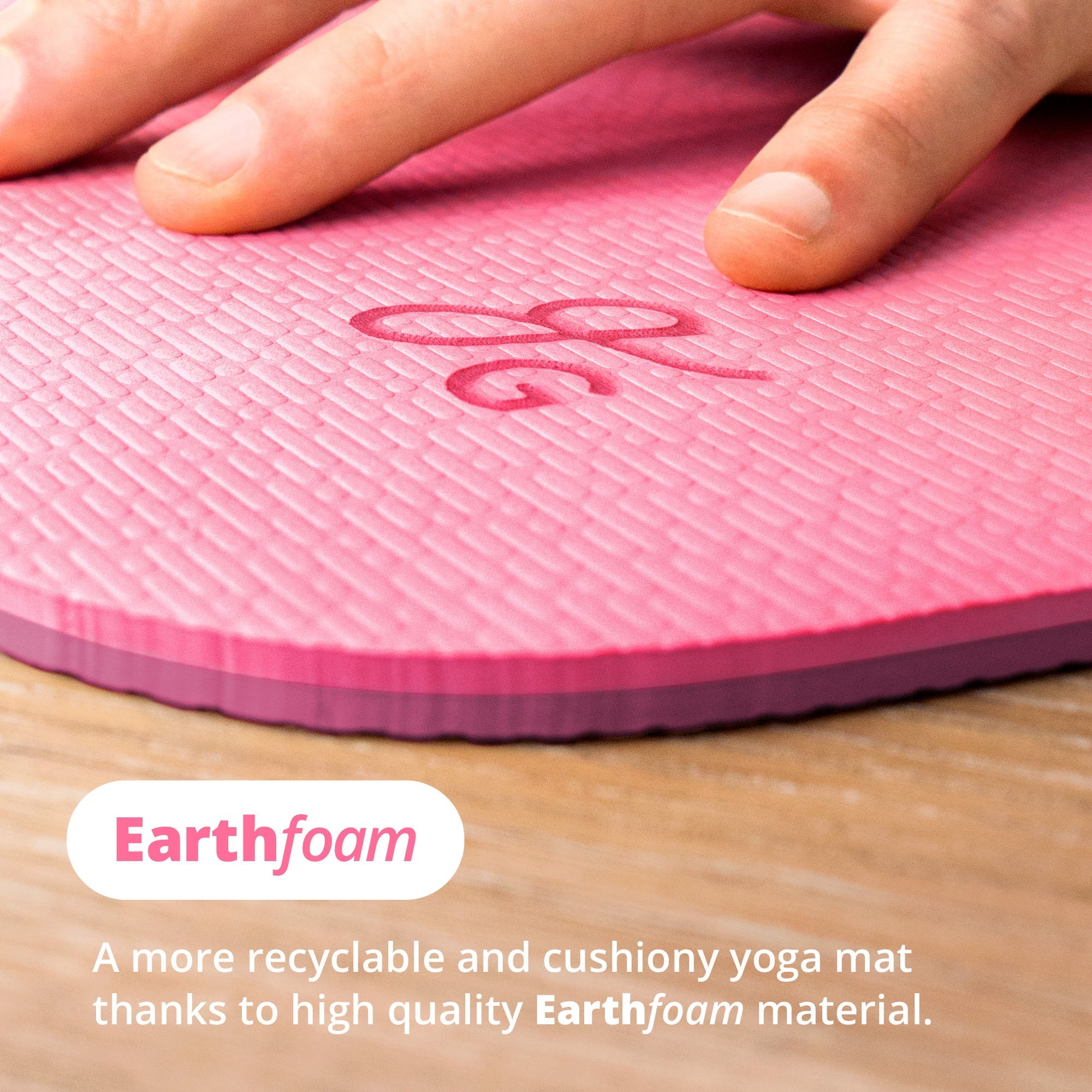 Greater Goods Professional Yoga Mat; Exercise Mat for Fitness, Balance, and Stability; An Extra Large, Extra Thick, Non Slip Mat; Free Carrying Strap Included; Designed in St. Louis (Watermelon Pink)