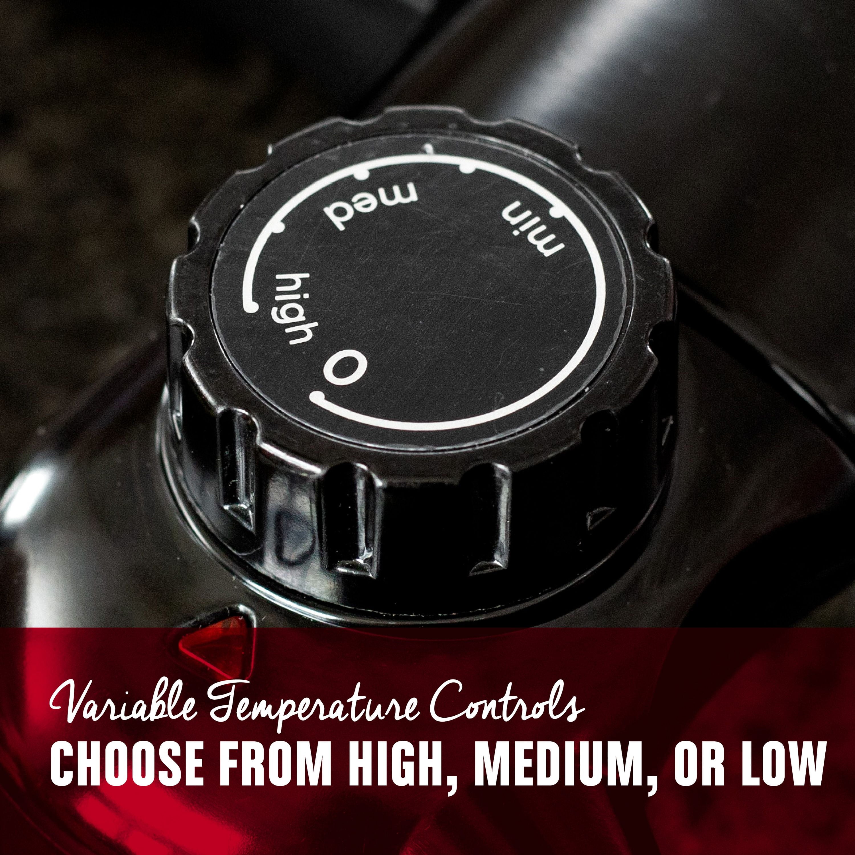 Foreman Party Size Open Grate Smokeless Grill, Black, GFS0172SB