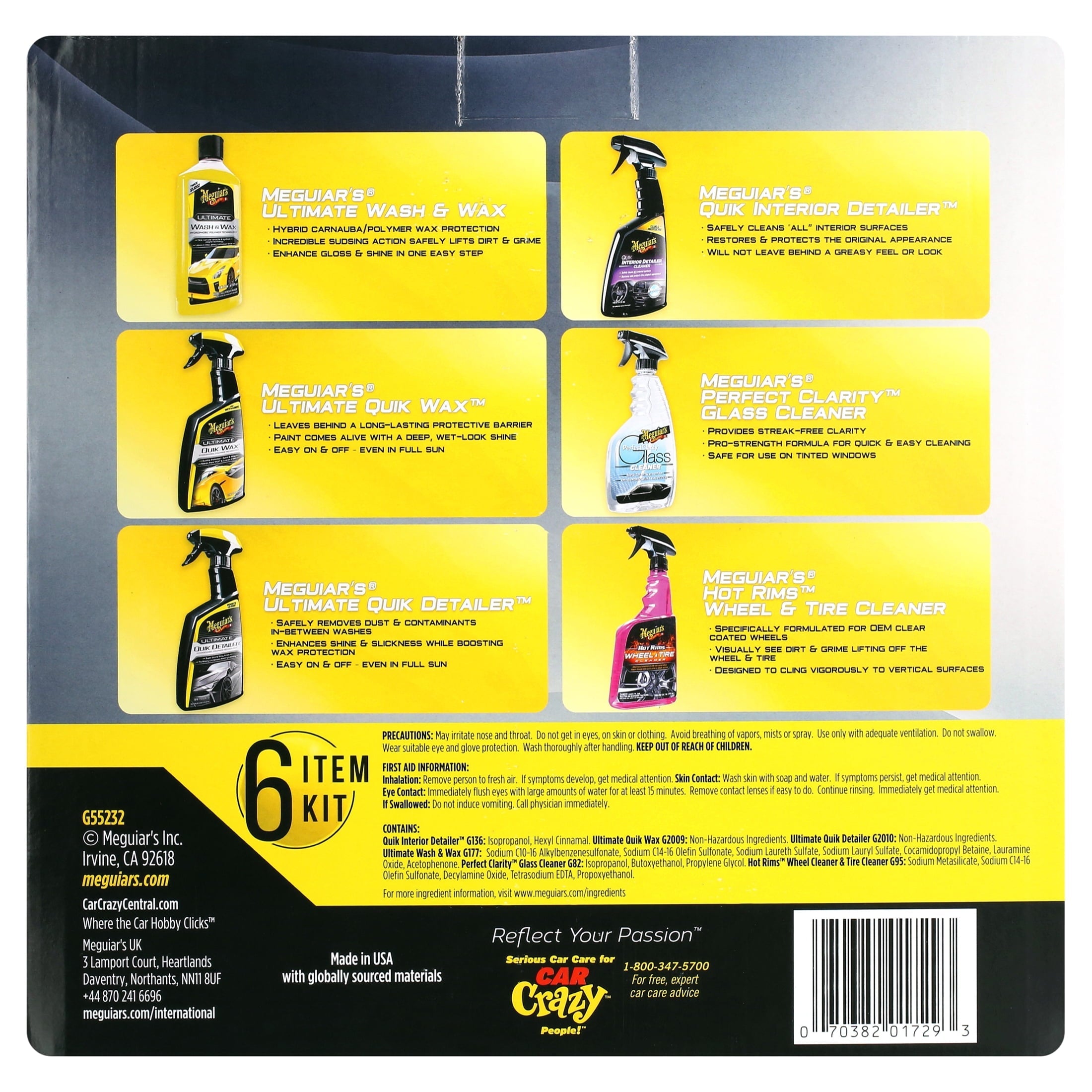 Meguiar's Ultimate Wash and Wax Kit, G55232