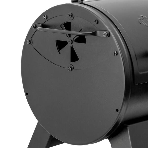 Portable Charcoal Grill or Side Fire Box in Black