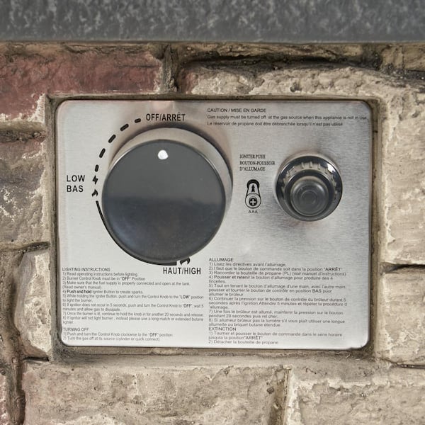 Fox Stone Rectangular Stone Fire Pit (No Tank Holder)