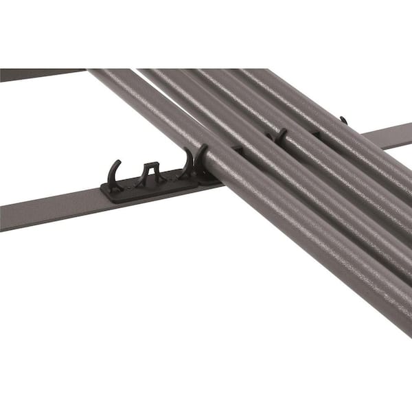 Commercial Heavy Duty 4-Wheeled Porcelain Coated Steel Adjustable Folding Table Trolley with Locking Wheels in Gray