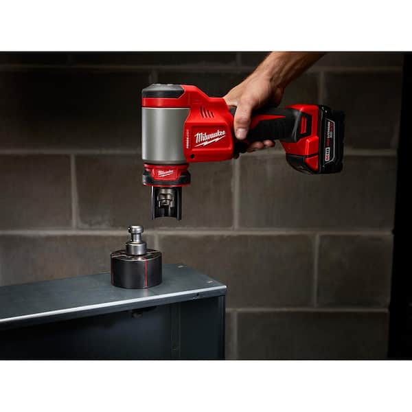 M18 18V Lithium-Ion 1/2 in. to 4 in. Force Logic High Capacity Cordless Knockout Tool Kit with FUEL Bandsaw