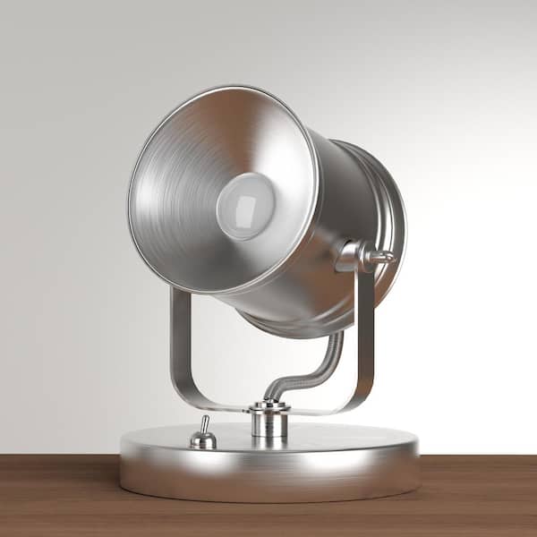 5.1 in. Brushed Nickel Integrated LED Spotlight Desk Lamp