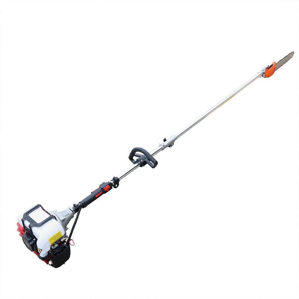 OUKANING 42.7CC 2-Stroke Cordless Gas Pole Saw Tree Trimmer Chainsaw Long Reach Pruner