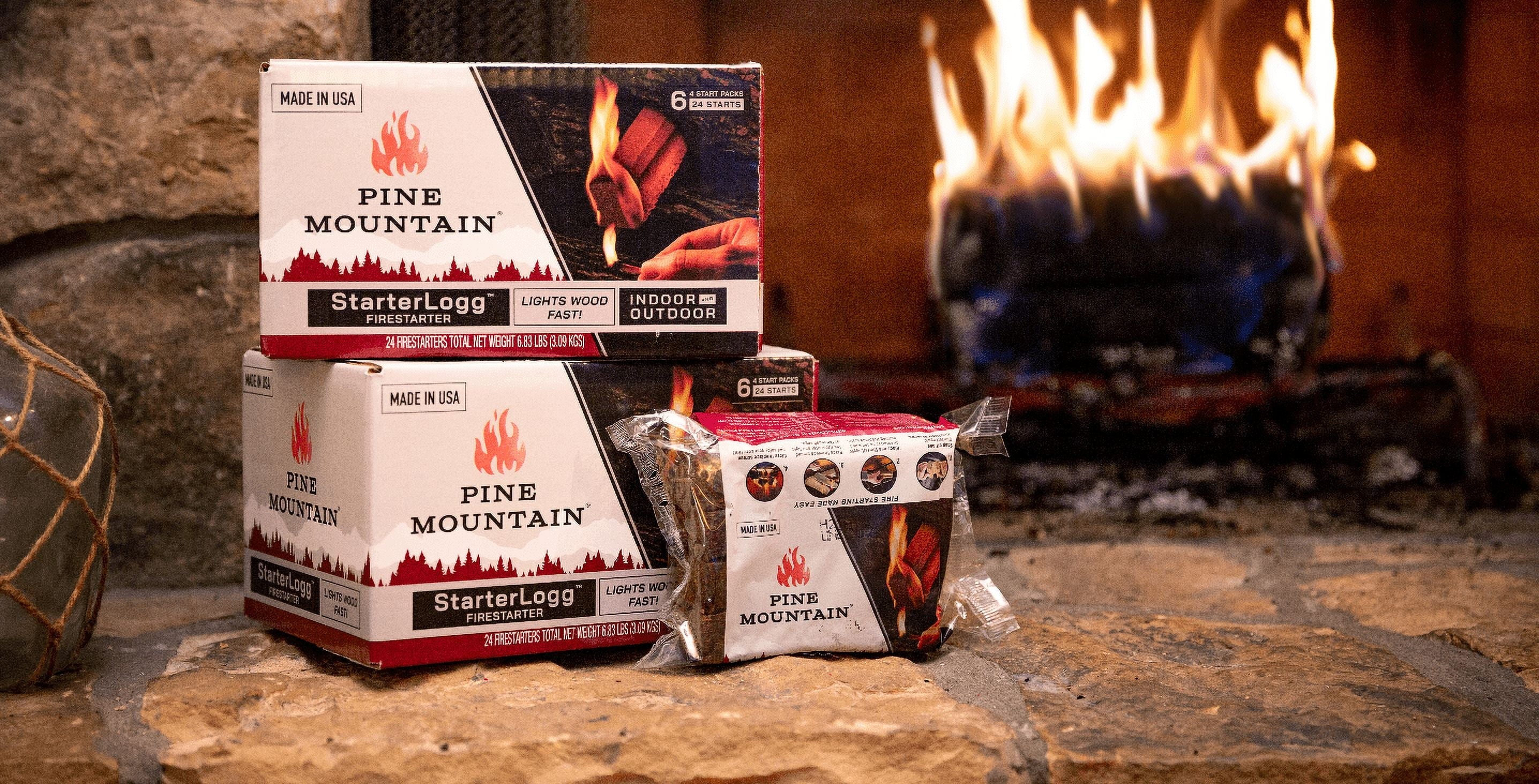 Pine Mountain Starterlogg Firestarter 24 Pack Starter logs