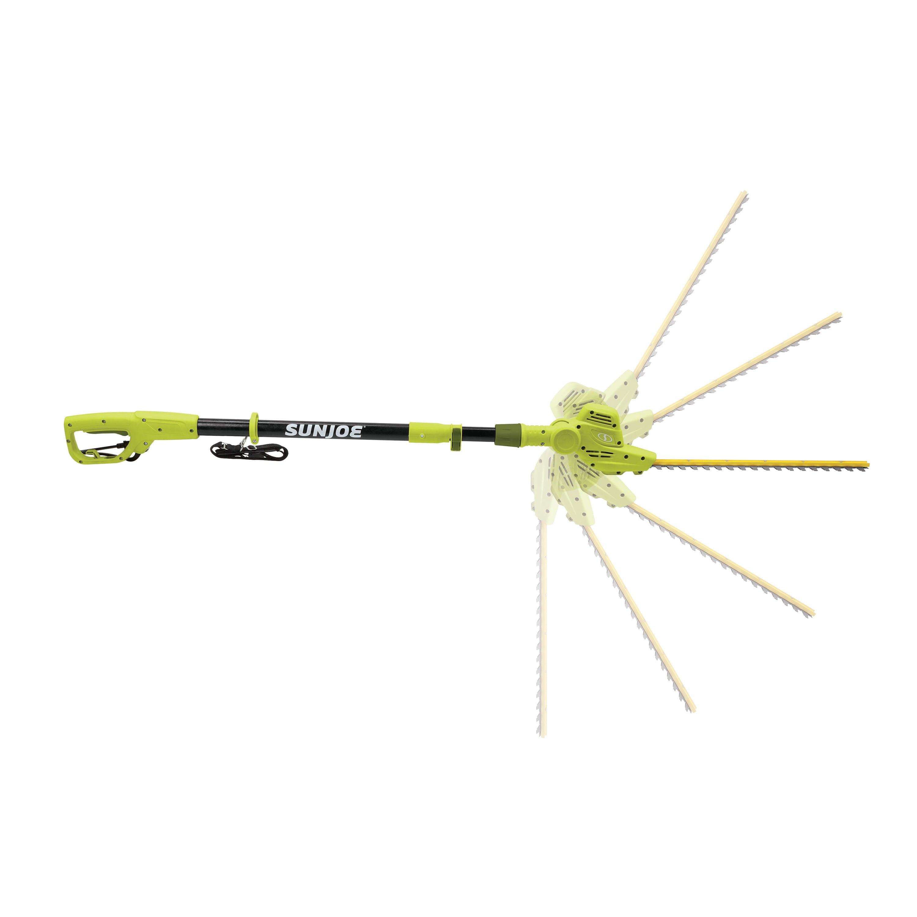 Sun Joe Electric 18-inch Telescoping Pole Hedge Trimmer, Multi-Angle Head
