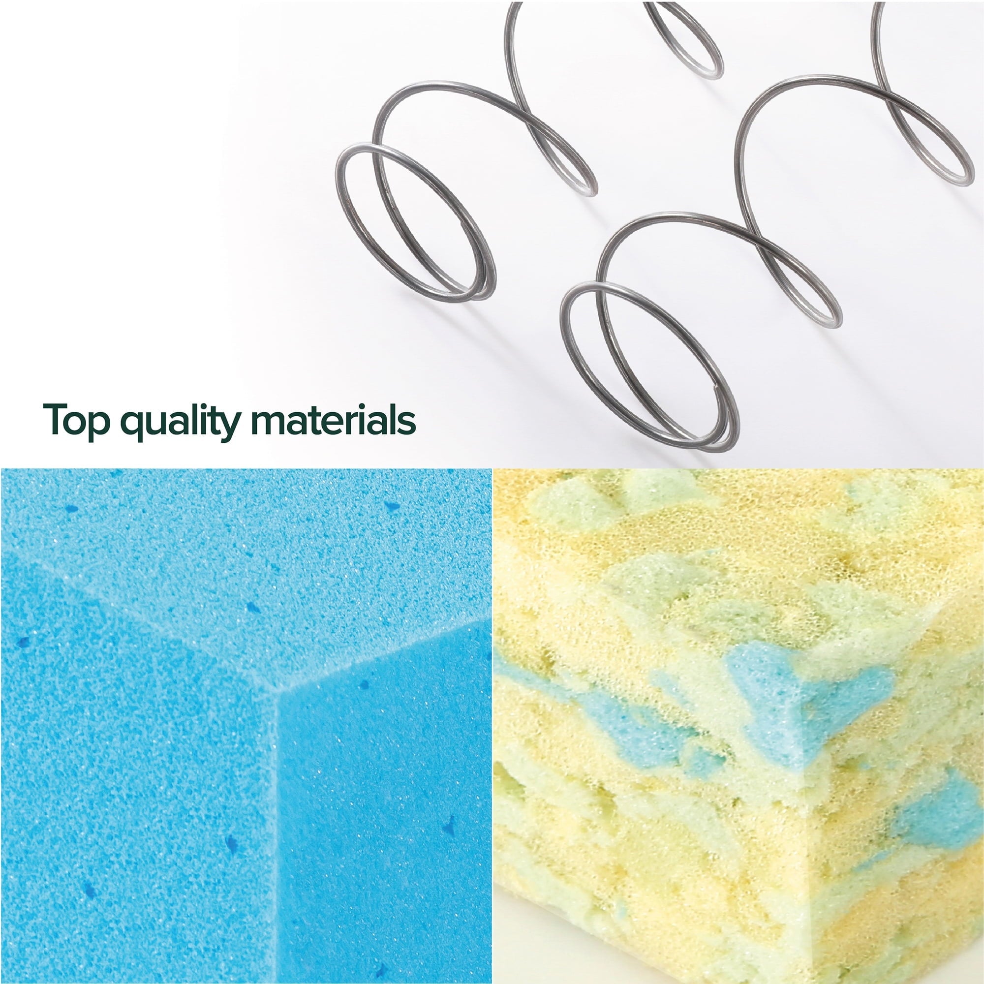 1 by Zinus 10¡± Gel-Infused Memory Foam & Spring Mattress, Queen