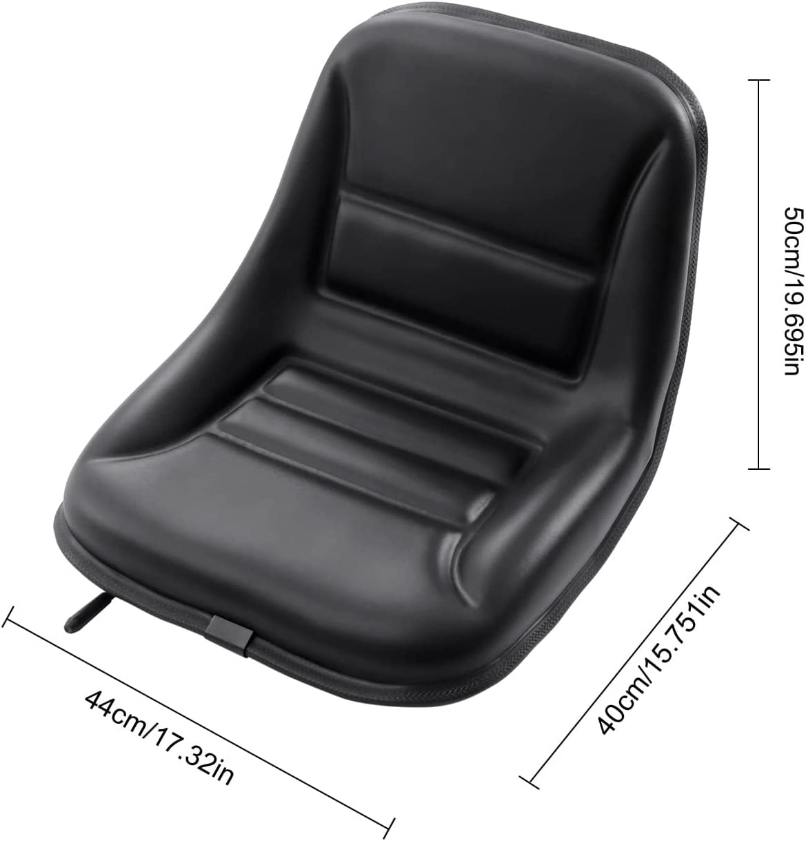 DENEST Forklift Seat Adjust Forklift Seat Set Black Truck Cushion Adjust Driver-Side Seat