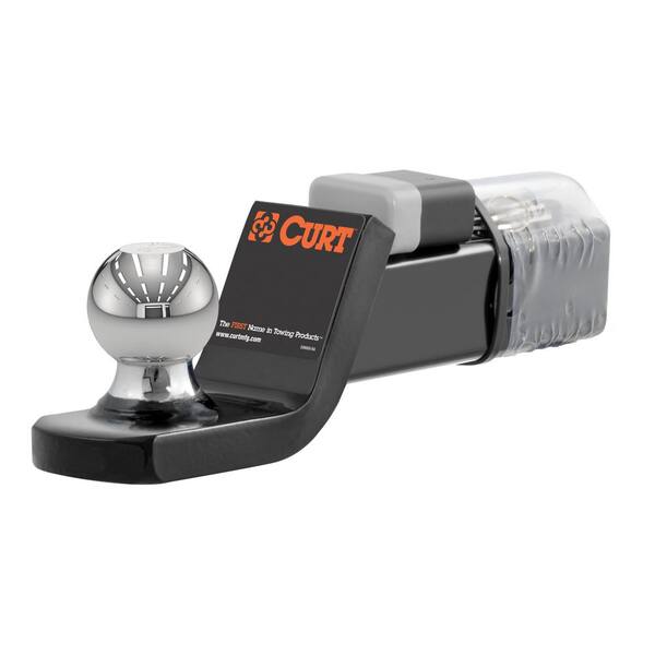 7,500 lbs. 2 in. Drop Trailer Hitch Ball Mount Draw Bar Towing Starter Kit with 2 in. Ball (2 in. Shank)