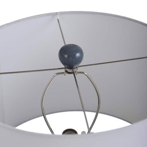 Galey 30 in. Navy Blue Table Lamp