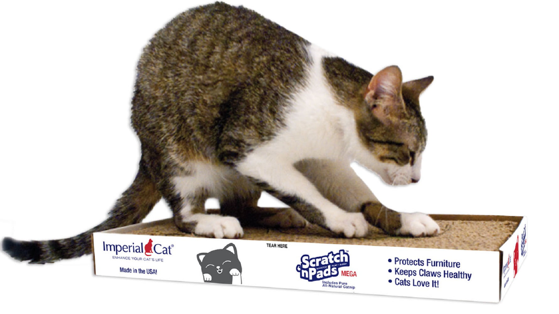 Imperial Cat Scratch 'n Pad Mega, Beige
