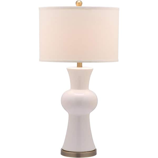 Lola 30 in. White Table Lamp
