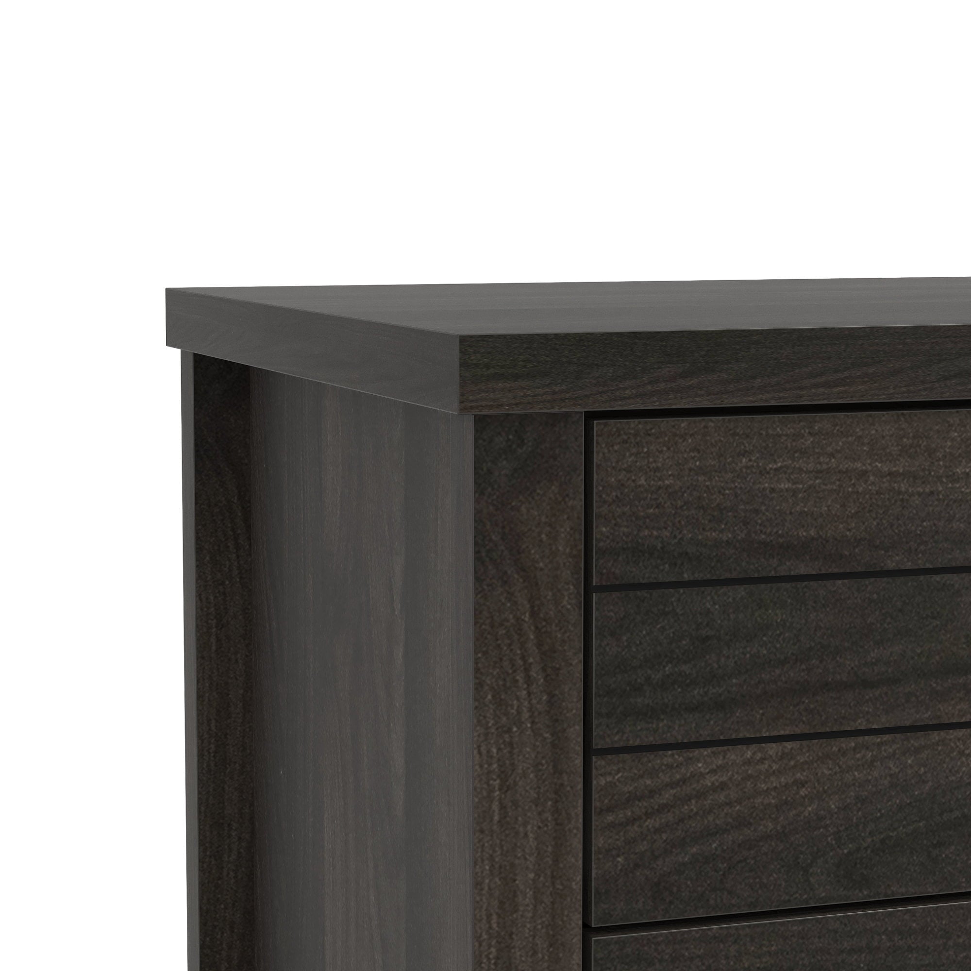 Lancaster Farmhouse 6-Drawer Dresser, Espresso, by Hillsdale Living Essentials
