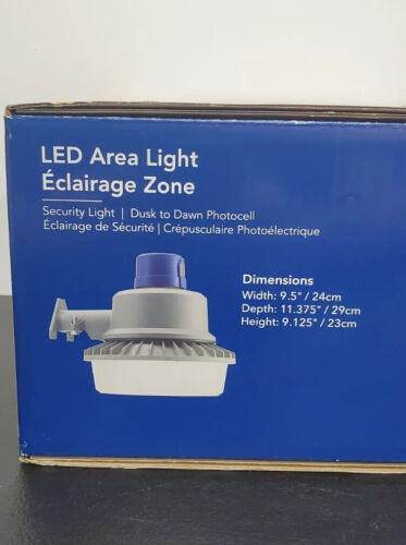 Lithonia Lighting 175W Equiv LED Grey Dusk-Dawn Area Light 4000K New