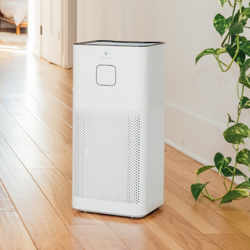 Medify Air MA-50 Air Purifier - 2,200 sq ft Coverage - Air Purifiers for Large Rooms in Homes, Offices & Schools - Air Purifier that Aids Against Allergens, Odors, VOCs, Smoke & More - White, 1-Pack