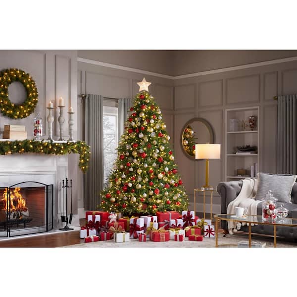 7.5 ft Carriage Fraser Fir LED Pre-Lit Artificial Christmas Tree with 1,000 Color Changing Mini Lights