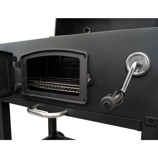Heavy-Duty Extra-Large Charcoal Grill in Black