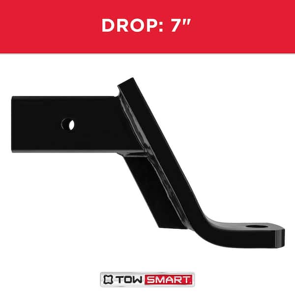 Class V, 21,000 lb., 7 in. Drop x 5 in. Rise x 1-1/4 in. Shank, Trailer Hitch Ball Mount