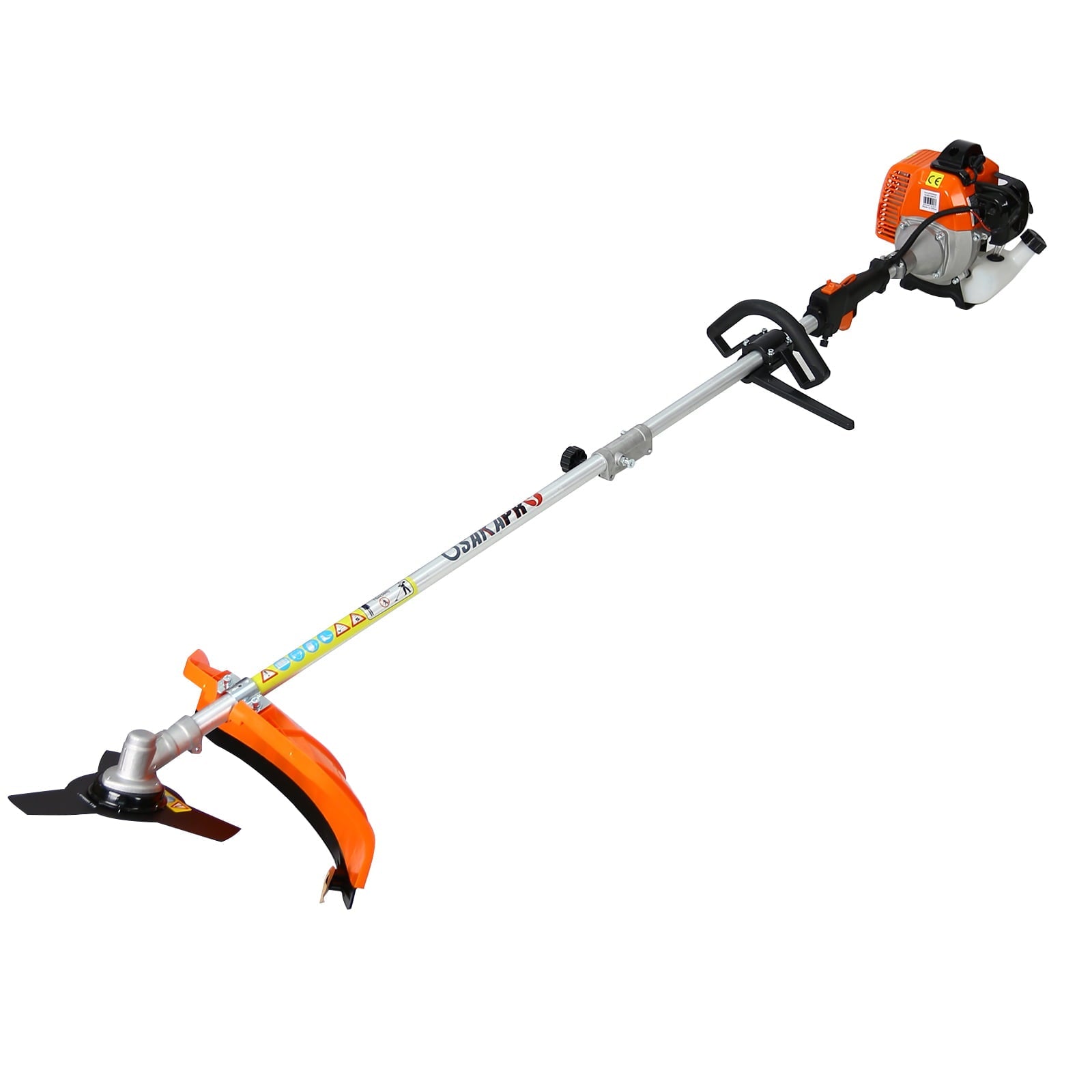 Walkfairy 10 in 1 Multi-Functional Trimming Tool, 52CC 2-Cycle Garden Tool System with Gas Pole Saw, Hedge Trimmer, Grass Trimmer, and Brush Cutter EPA Compliant