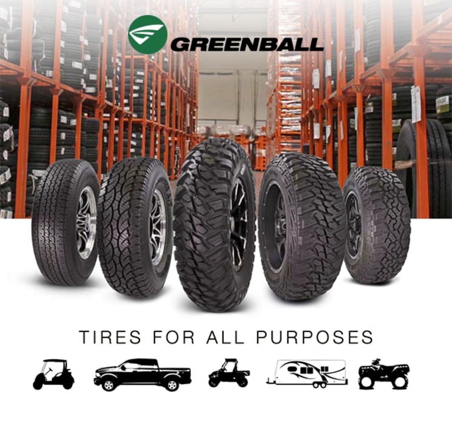 Greenball Greensaver Plus GT 205/30-12 4 PR Golf Cart Tire (Tire Only)