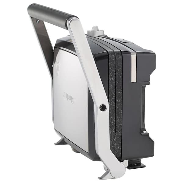 1,500-Watt Gray Panini & Sandwich Maker with Reversible Plates