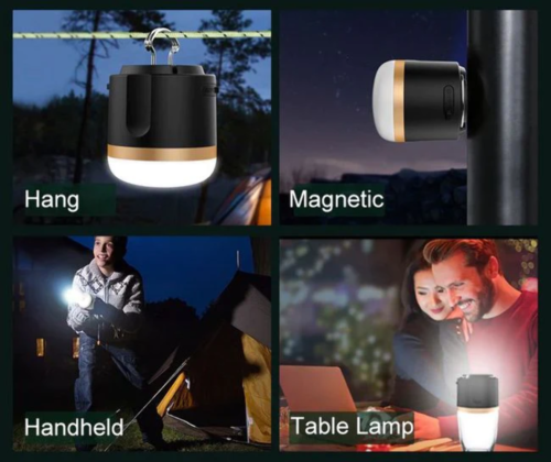 EcoFlow Camping Light Table Lamp, Magnetic, Hang, Handheld - SCLI-B