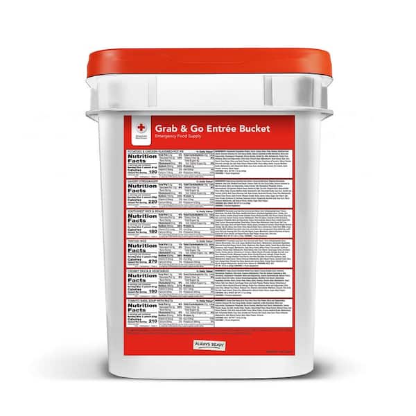 American Red Cross 60 Serv Entree Bucket