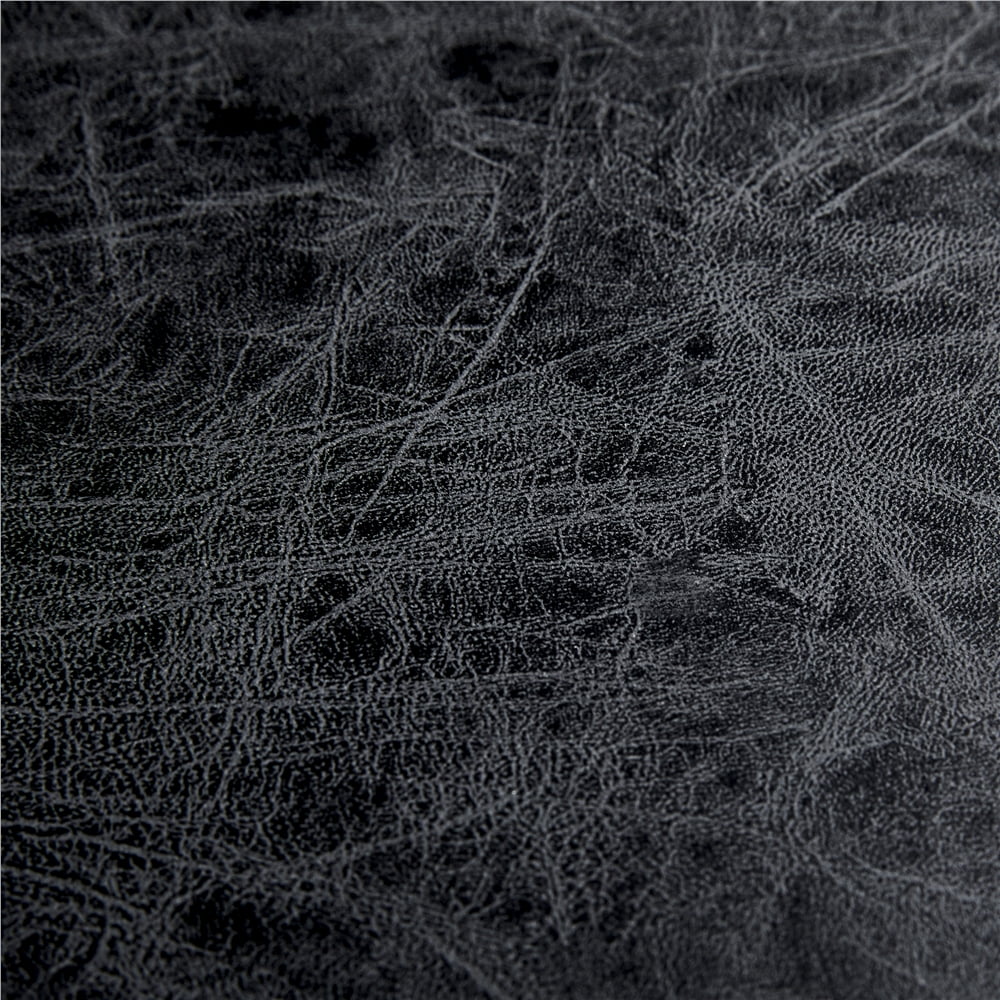 Topeakmart 2pcs 24'' H Modern Leather Bar Stools Backless Counter Hight, Gray