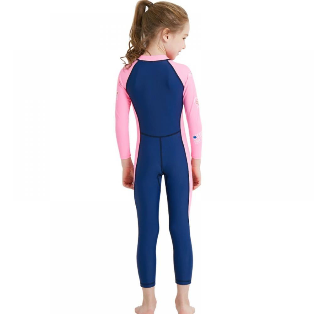 Wetsuit Kids Full 0.5Mm Nylon And Spandex Swimsuit Uv Protection Warm Long Sleeve Wetsuit