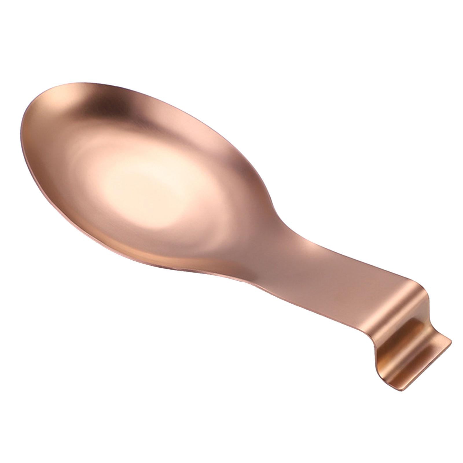Holder Kitchen Utensils Accs Spoon Rest for Bar Coffee Station Cooking Rose Gold