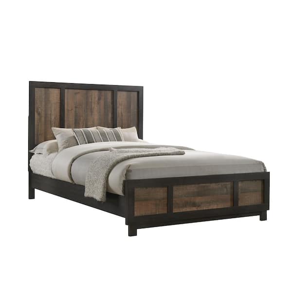 Harrison Walnut King Panel Bed